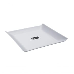 Prato Quadrado Casual Grande Cozy 20,6 X 20,6 X 2,6 Cm Branco Coza