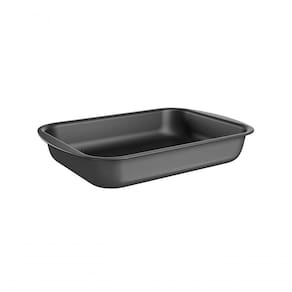 Assadeira Retangular Funda 39,5 Cm 39,5 X 28,6 X 6,6 Cm Grafite Brinox