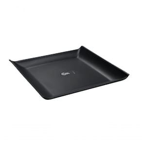 Prato Quadrado Casual Grande Cozy 20,6 X 20,6 X 2,6 Cm Preto Coza