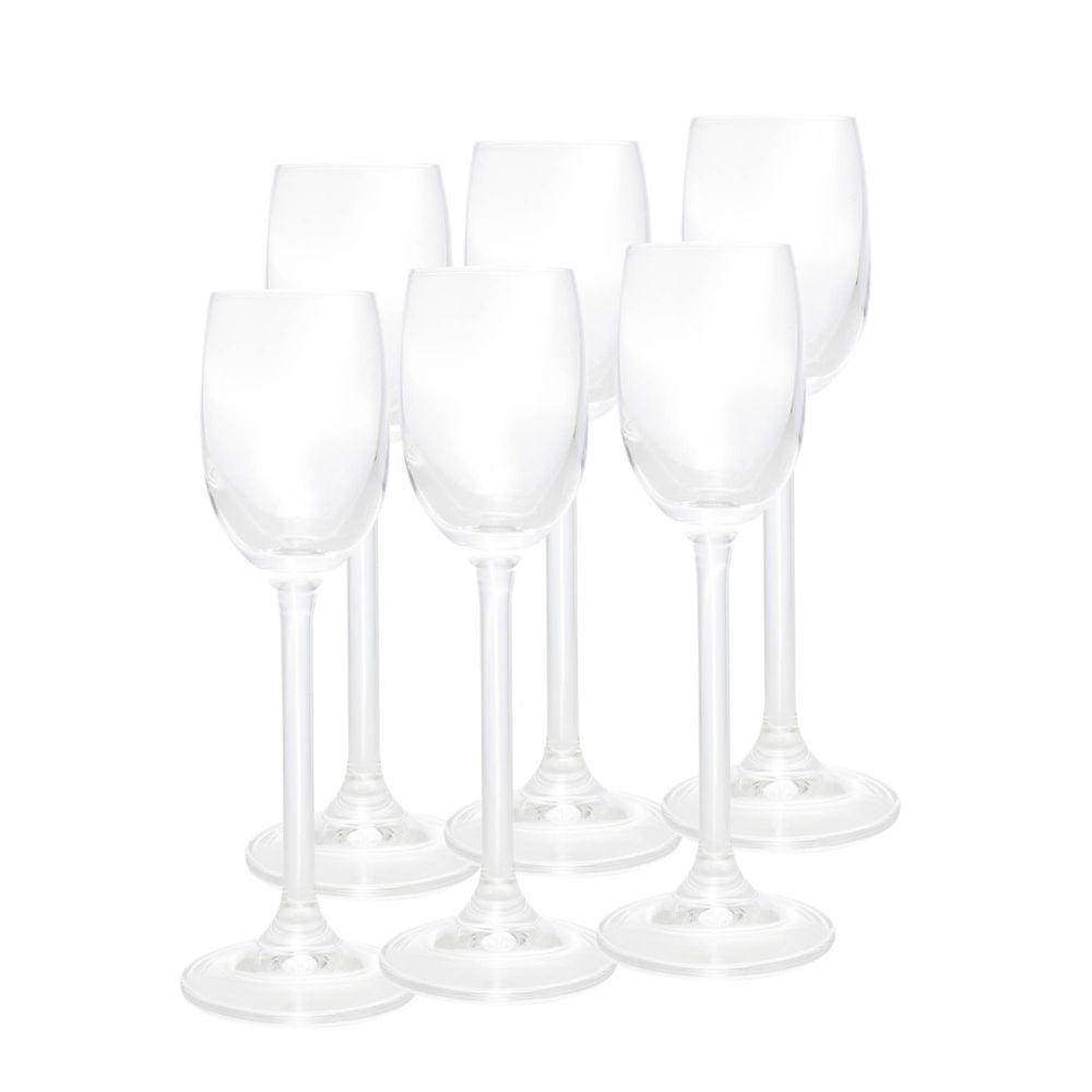 Conjunto 6 Taças Licor Cristal Bohemia 6 Unid.