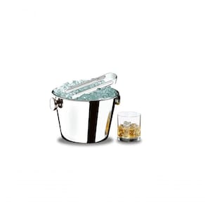 Balde Para Gelo - Lyon ø 17,8 X 11,2 Cm 1,4 L - Brinox