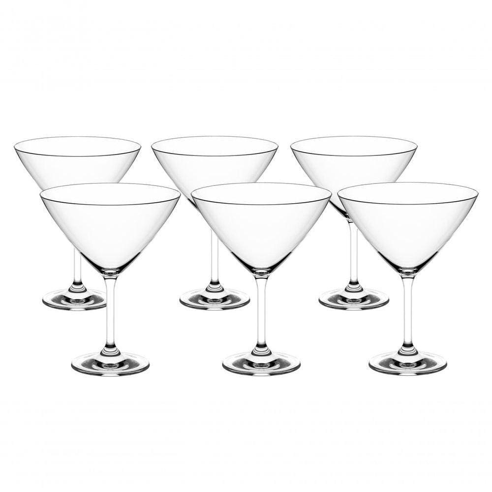 Taça Avulsa Martini Haus Concept 210ml Em Titânio (cristal Ecológico) Haus Concept Cristal