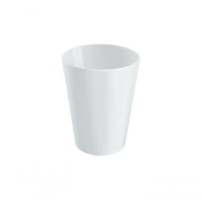 Copo Cônico Casual 8,4 X 8,4 X 10,7 Cm 300 Ml Branco Coza