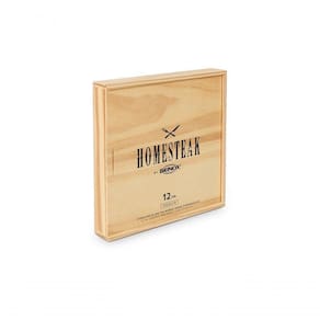 Faqueiro Inox 12 Peças Estojo Madeira Homesteak Brinox Inox