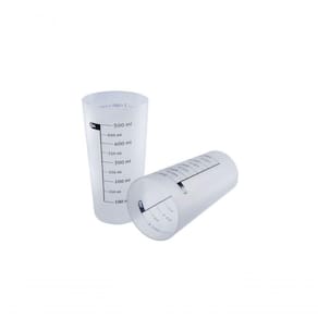 Copo Medidor Mix 8,2 X 8,2 X 16,2 Cm 500 Ml Natural Coza