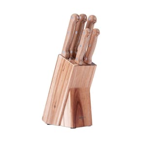 Conjunto De Facas 6 Peças Daily Madeira Brinox