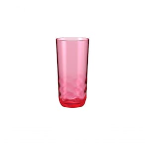 Copo 400 Ml Plástico Cor Rosa Sorbet Linha Wave Coza Rosa