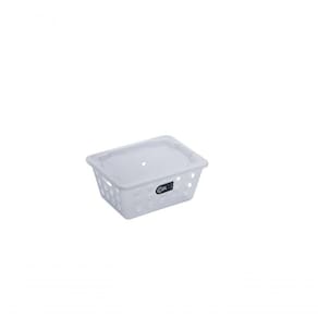 Cesta One Pequena Com Tampa 18,6 X 14,2 X 8,6 Cm Natural Coza