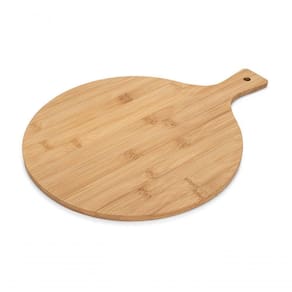 Tábua Corte Redonda Bambu Natural 40cm Haus Concept Bambu Haus
