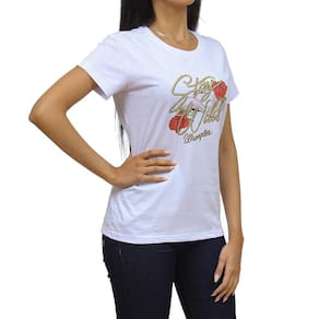 Camiseta Branca Feminina Estampada Wrangler 32511