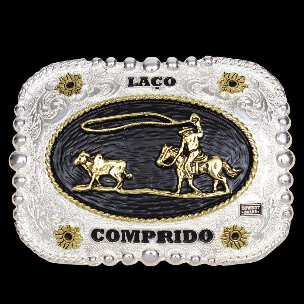 Fivela Laço Comprido Quadrada Cowboy Brand 33653