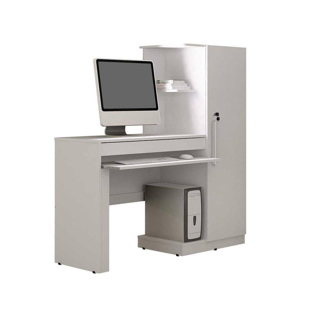 Escrivaninha Office Cor Branco Fosco