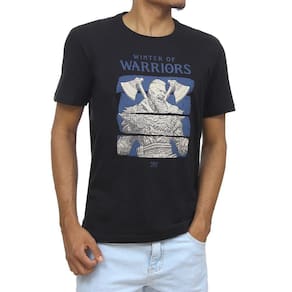 Camiseta Masculina Preta Estampada Invictus 32337