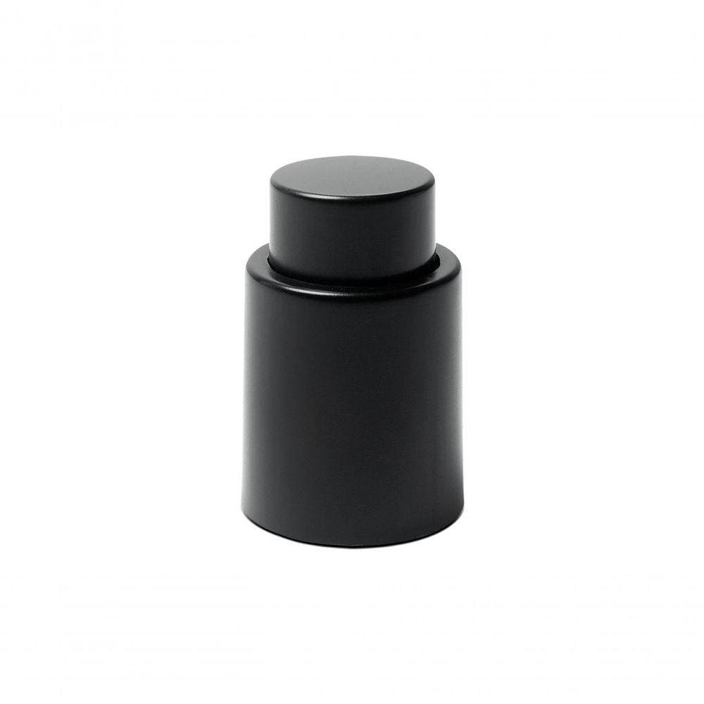 Tampa De Pressão Para Garrafas De Vinho ø 4,7 X 7,2 Cm Preto Brinox