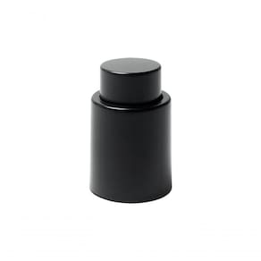 Tampa De Pressão Para Garrafas De Vinho ø 4,7 X 7,2 Cm Preto Brinox