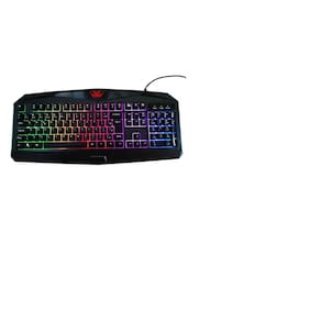 Teclado gamer Knup KP-2036 QWERTY português Brasil cor preto