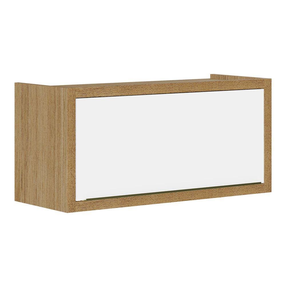 Armário Aéreo Refrigerador 80cm Paola Carvalho Branco Aramóveis