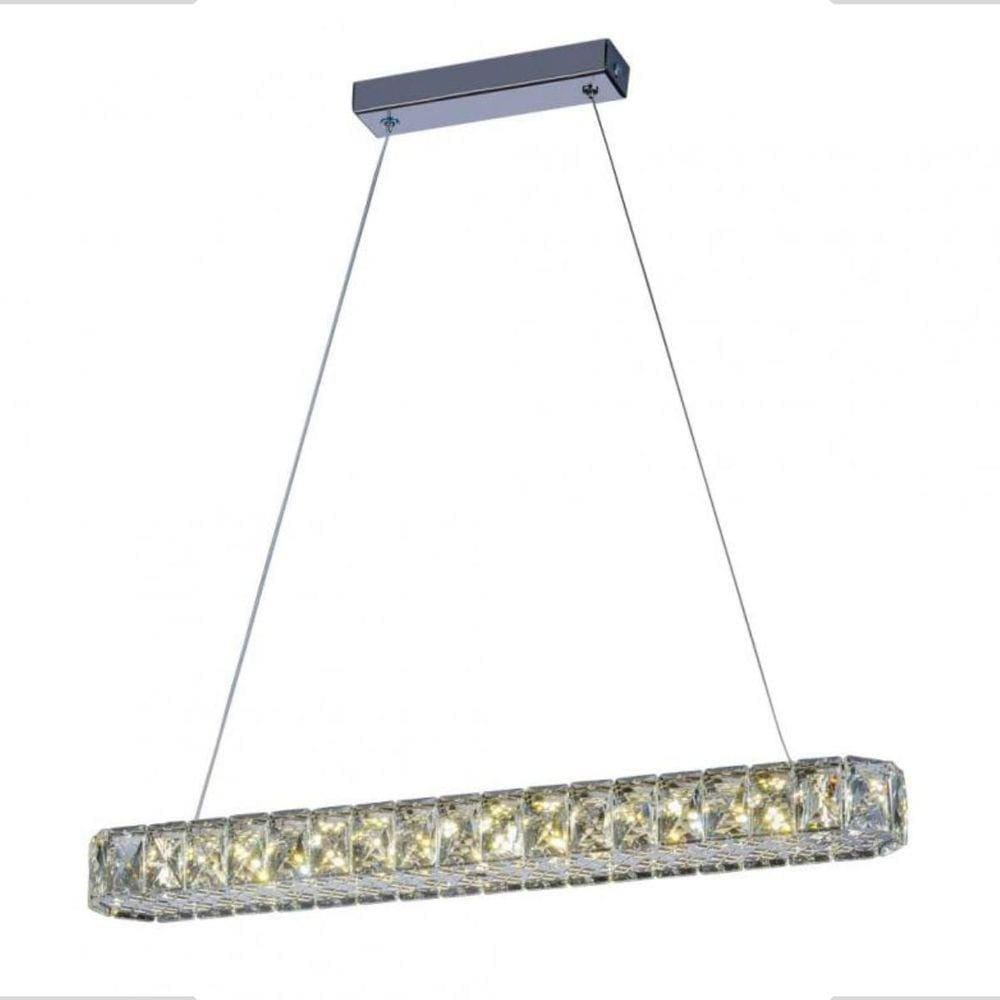 Pendente Tokyo Led Strip Retangular 18W 4000K 600X95 Mm