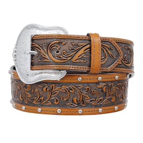 Cinto Country Marrom de Couro Cow Way 29373