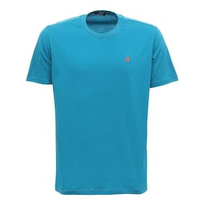 Camiseta Básica Masculina Verde Turquesa Tassa 29920