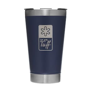 Copo Térmico de Alumínio Azul Marinho com Abridor 473ml Tuff 31045