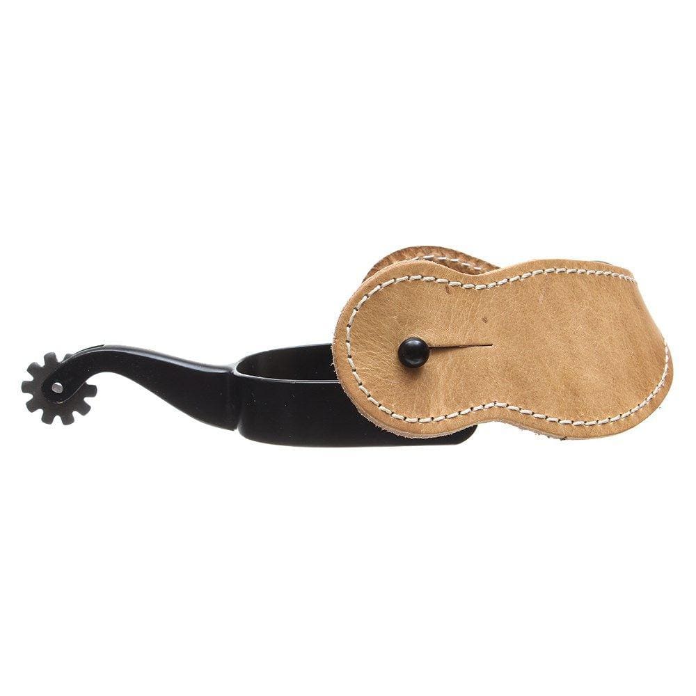 Espora com Roseta de 10 Pontas com Correia de Couro Bronc-Steel 32784