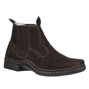 Botina Masculina Cano Curto Café Potro 32648