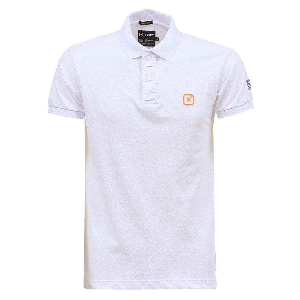Camisa Gola Polo Masculina Branca TXC 33767