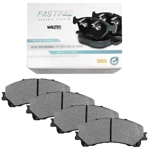 Kit Pastilha Freio Cerâmica S10 2.5 2.8 2017 A 2018 Dianteira Fastpad Wiltec