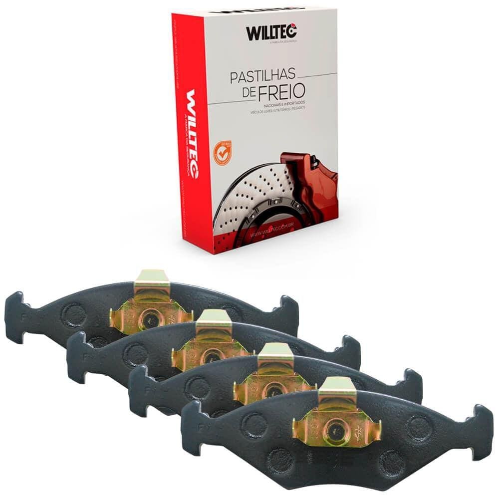 Kit Pastilha Freio Jaguar F-pace 2017 Dianteira Willtec