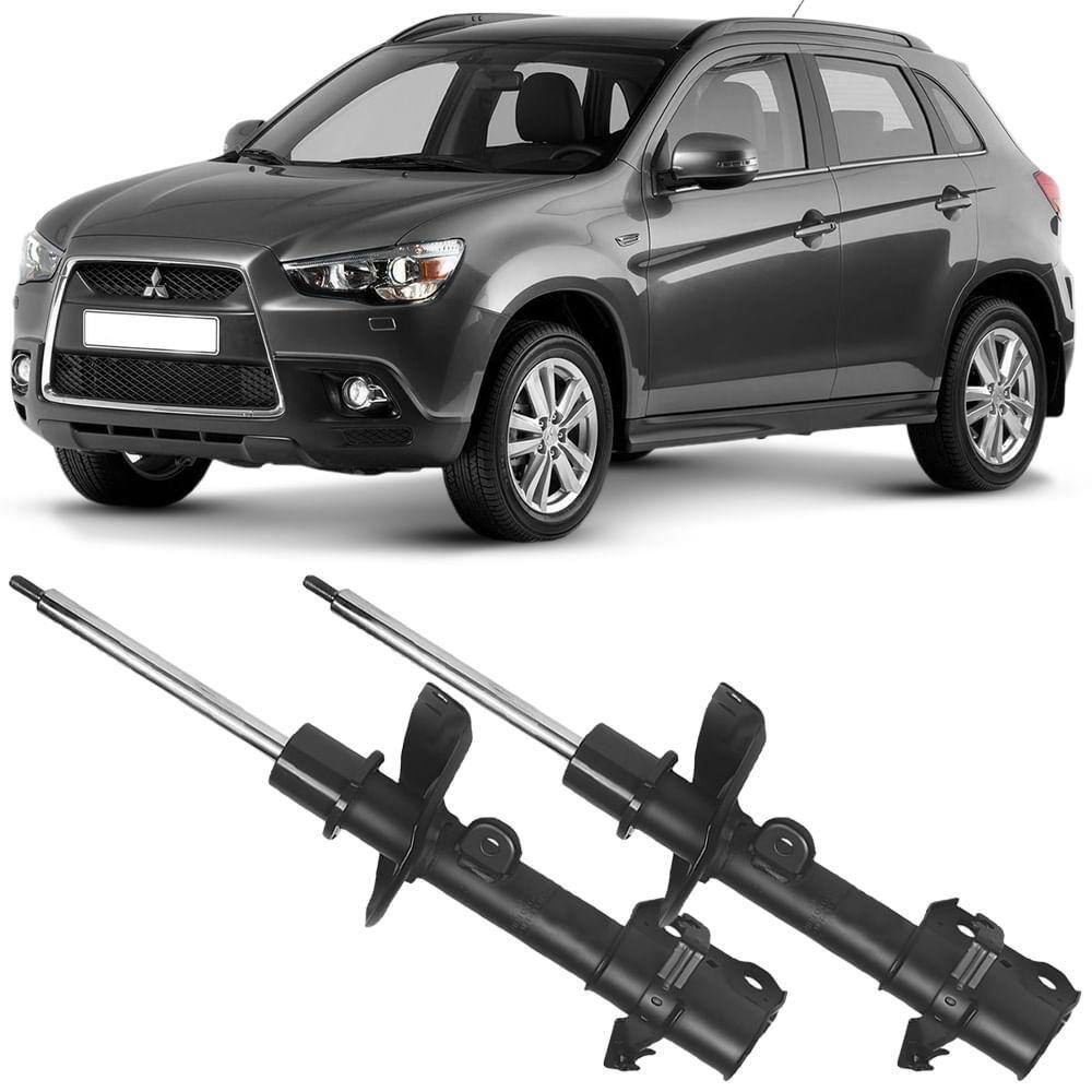 2 Amortecedor Mitsubishi Asx 2011 A 2018 Dianteiro Kyb