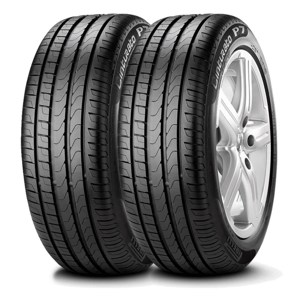 Kit 2 Pneu Pirelli 225/45r17 91w Cinturato P7 Run Flat