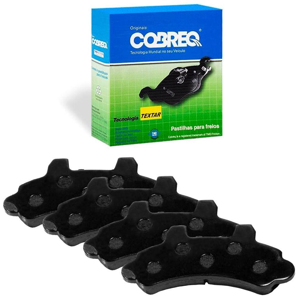 Kit Pastilha Freio Ford F1000 93 A 94 Dianteira Bendix N-317