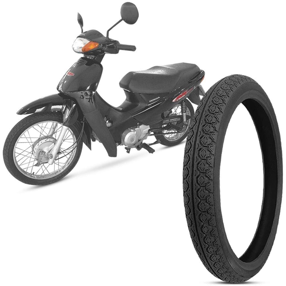 Pneu Moto Biz Technic Aro 17 60/100-17 33l Dianteiro Tiger