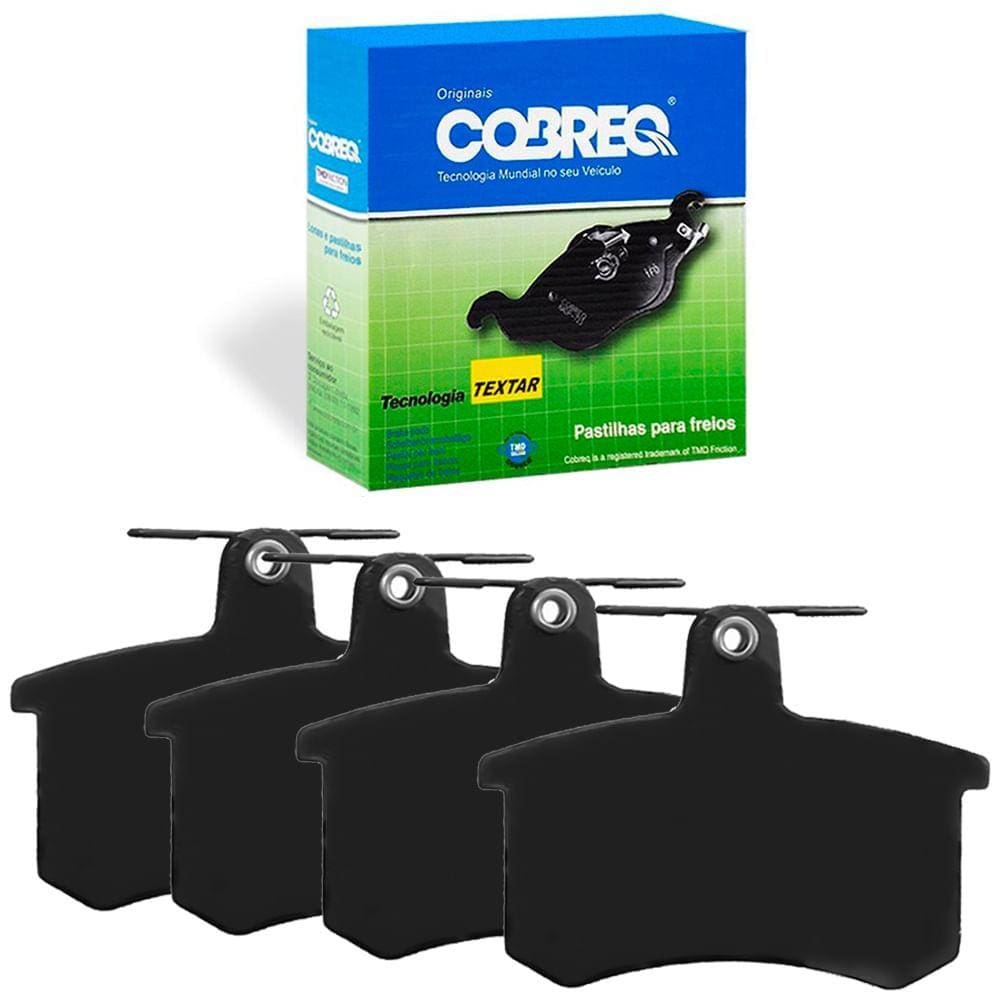 Kit Pastilha Freio Audi 80 91 A 96 Traseira Girling Cobreq