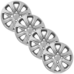 Jogo 4 Calota Original Ford Ka Prata Aro 14 Grid