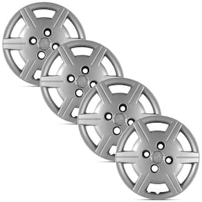 Jogo 4 Calota Original Chevrolet Classic Prata Aro 13 Grid