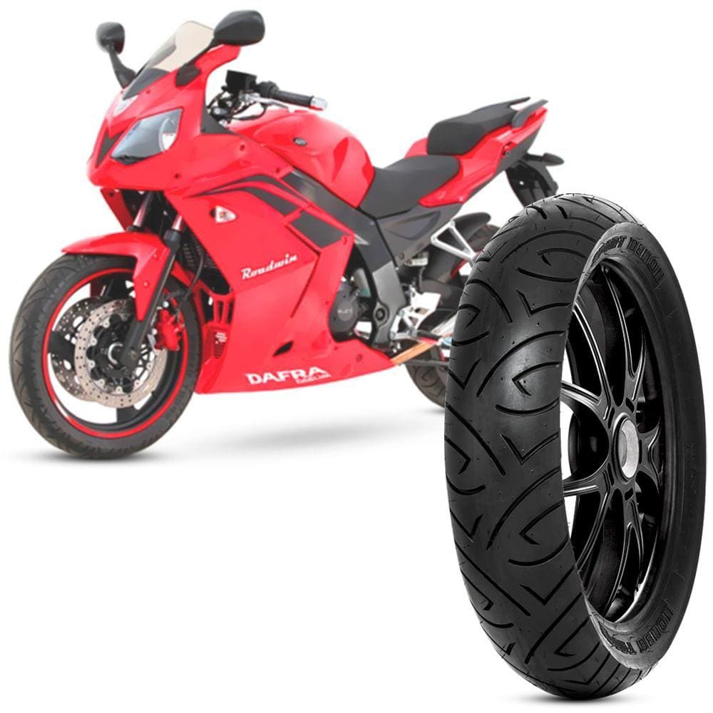 Pneu Moto Roadwin 250r 130/70-17 62s Traseiro Sport Demon