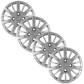 Jogo 4 Calota Modelo Original Fiat Siena Palio Prata Aro 13