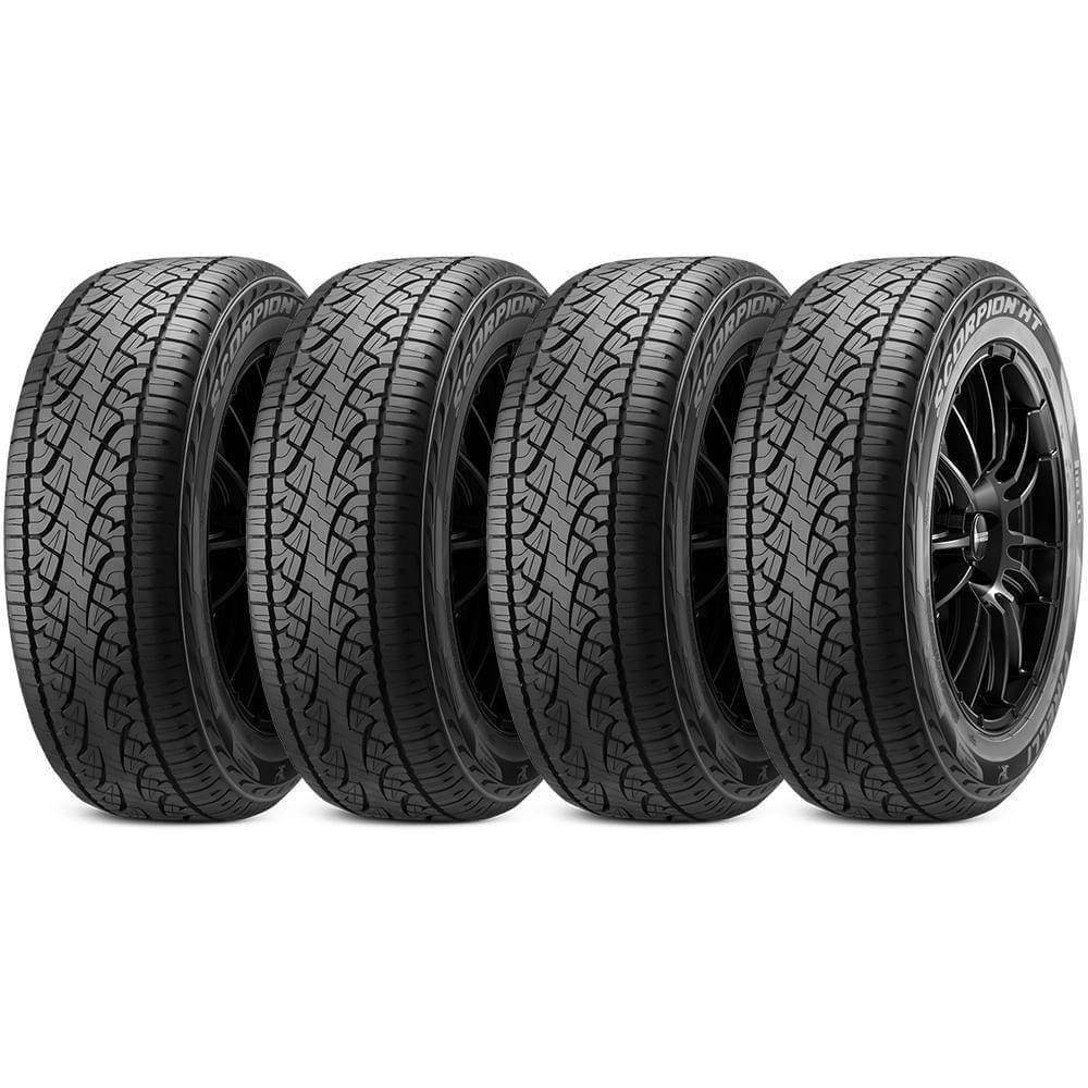 Kit 4 Pneu Pirelli Aro 16 235/70r16 104t Tl Scorpion Ht