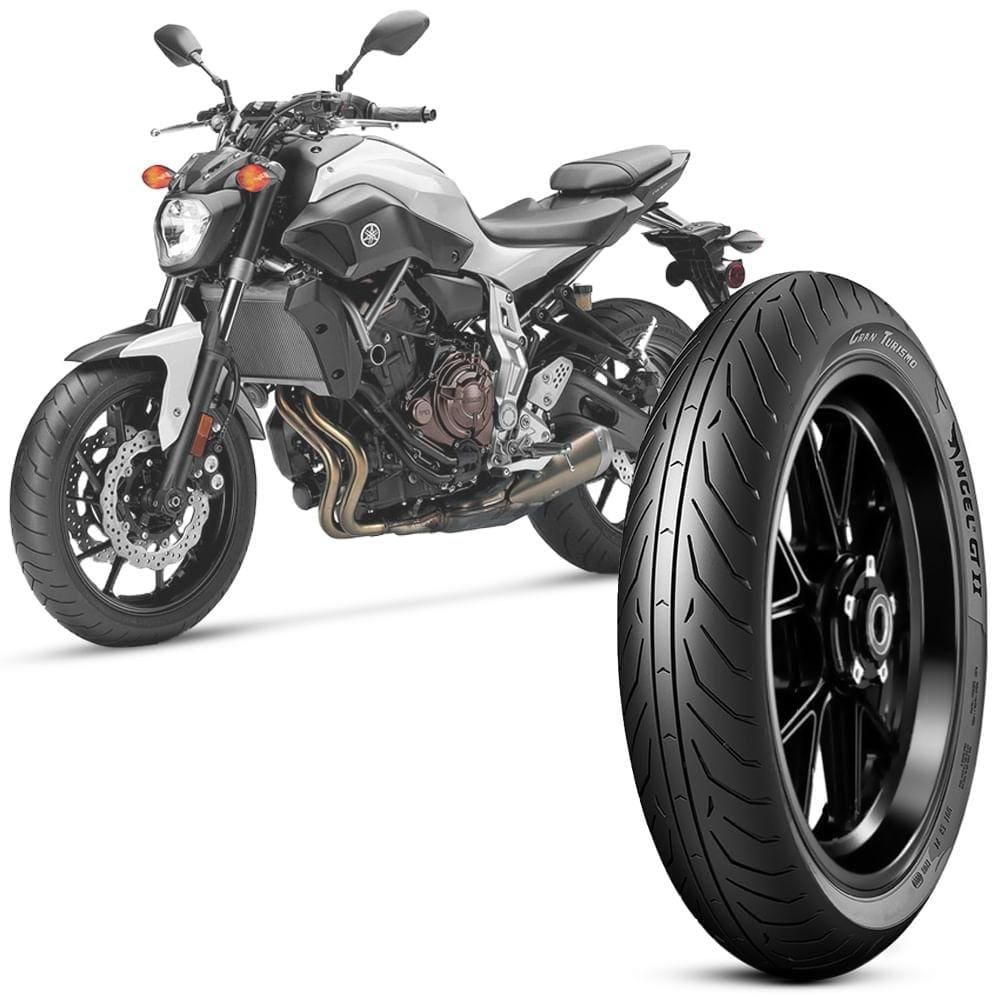 Pneu Moto Mt 07 Pirelli 120/70-17 58w Dianteiro Angel Gt 2