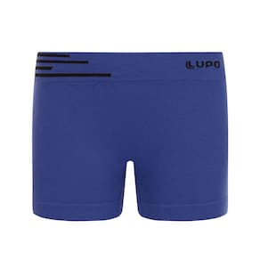 Cueca Lupo Boxer Microfibra Sem Costura Infantil Azul
