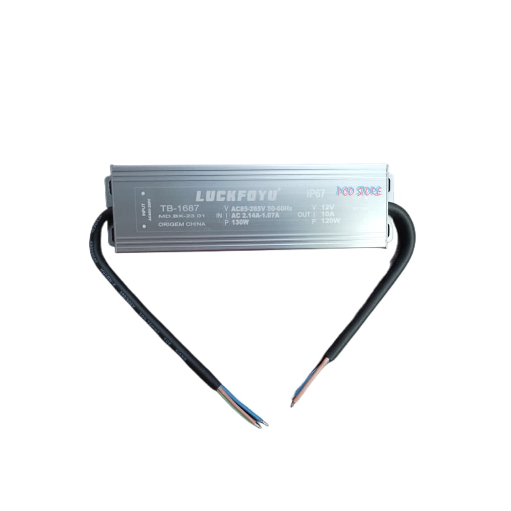 Fonte Chaveada Blindada 12v 10a 120w Bivolt Ip67 Prova Dágua