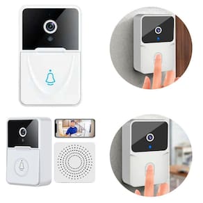 Video Porteiro Campainha Com Câmera Wifi Inteligente Áudio