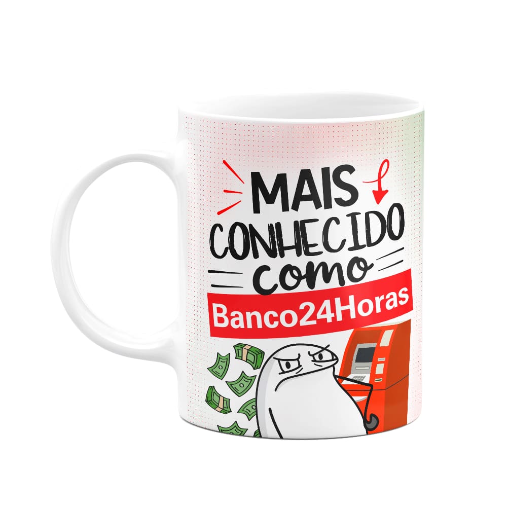 Caneca Flork Pais - Mais conhecido como banco 24 horas