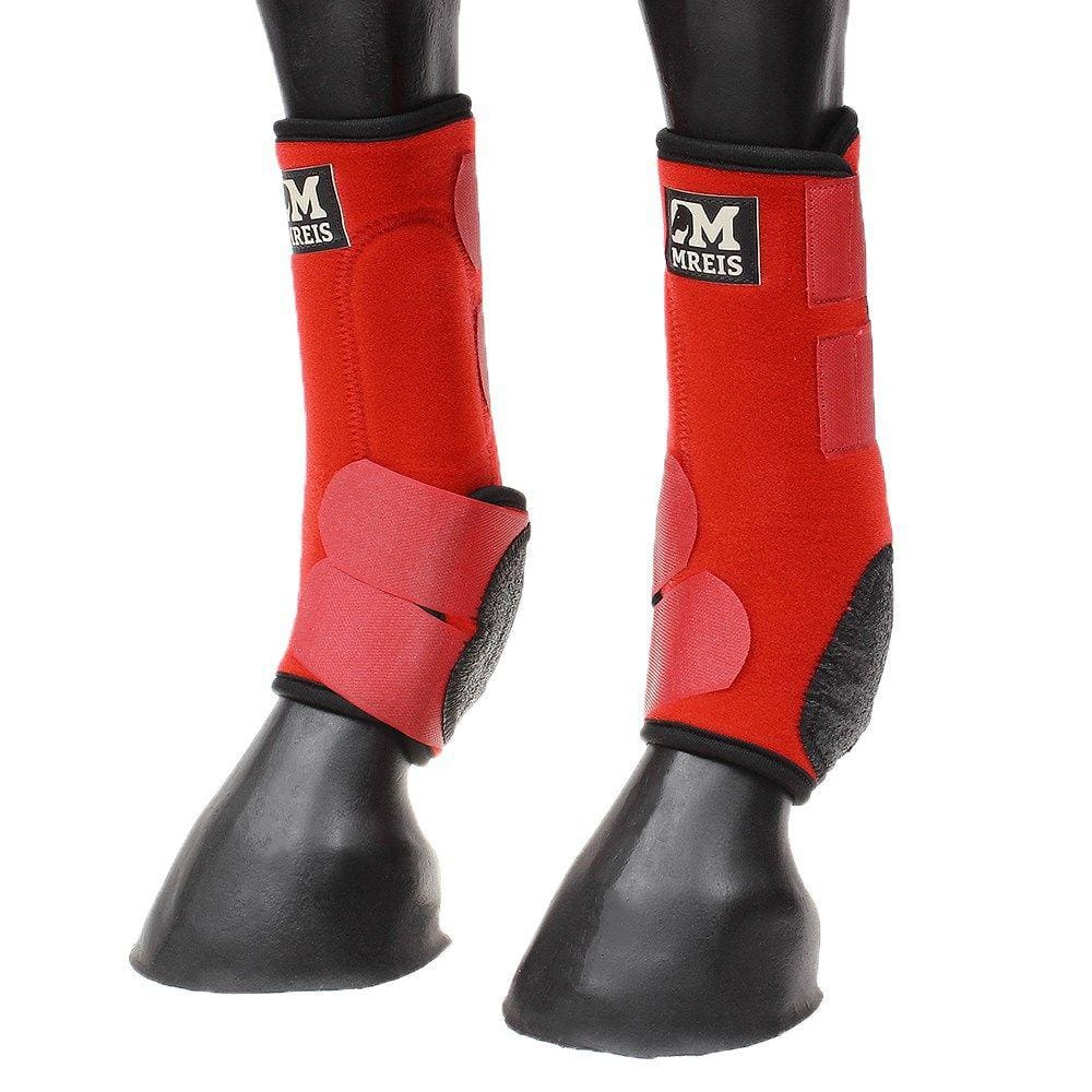 Splint Boot para Cavalo em Neoprene Vermelha M Reis 31657