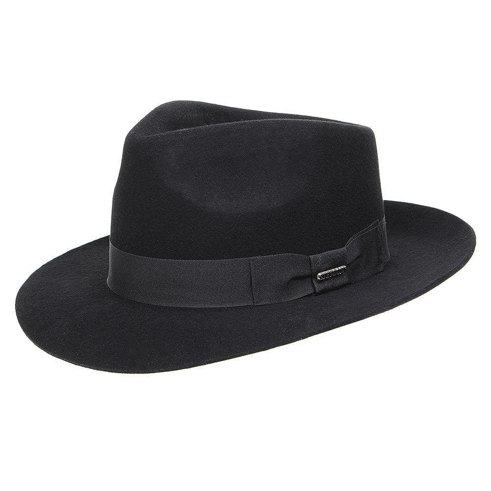 Chapéu Social Preto de Feltro 3x Stetson 29853