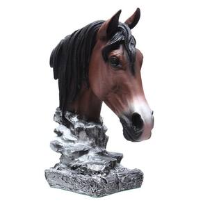 Escultura Cabeça de Cavalo Home Western Decor 33101