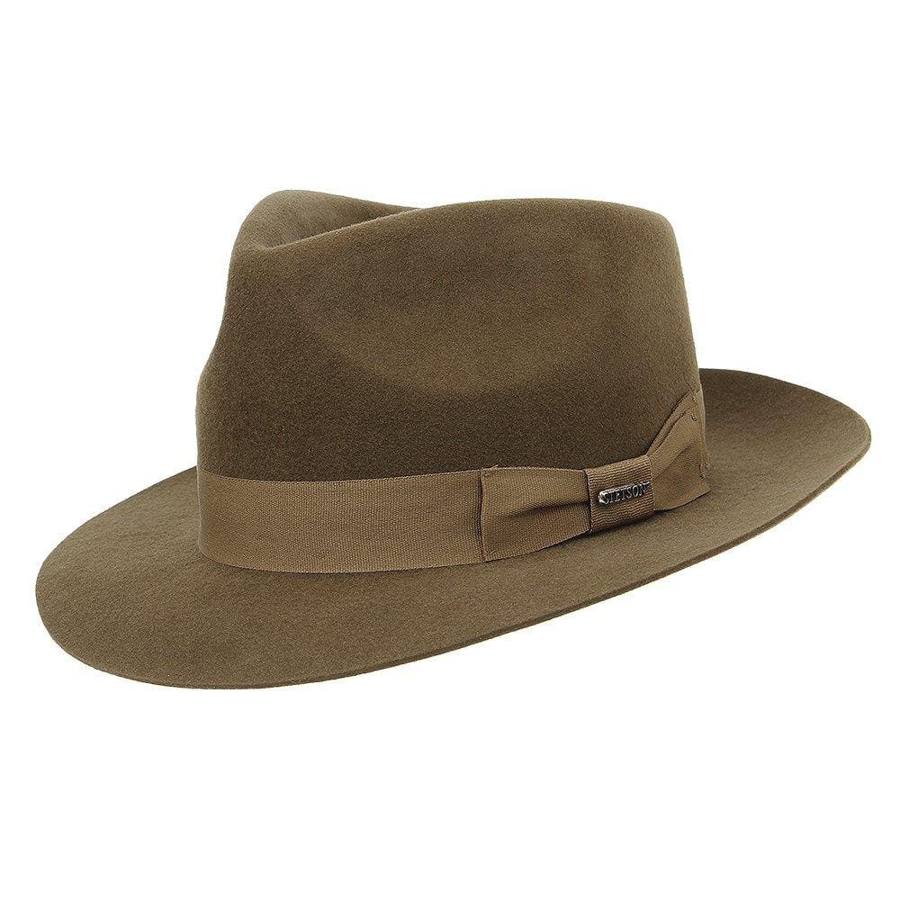 Chapéu Social Marrom de Feltro 3x Stetson 29179