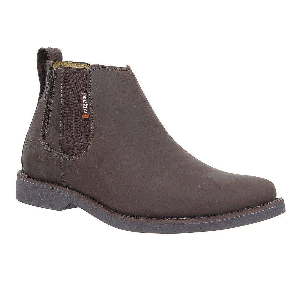 Botina Zebu Couro Marrom Masculina 28675